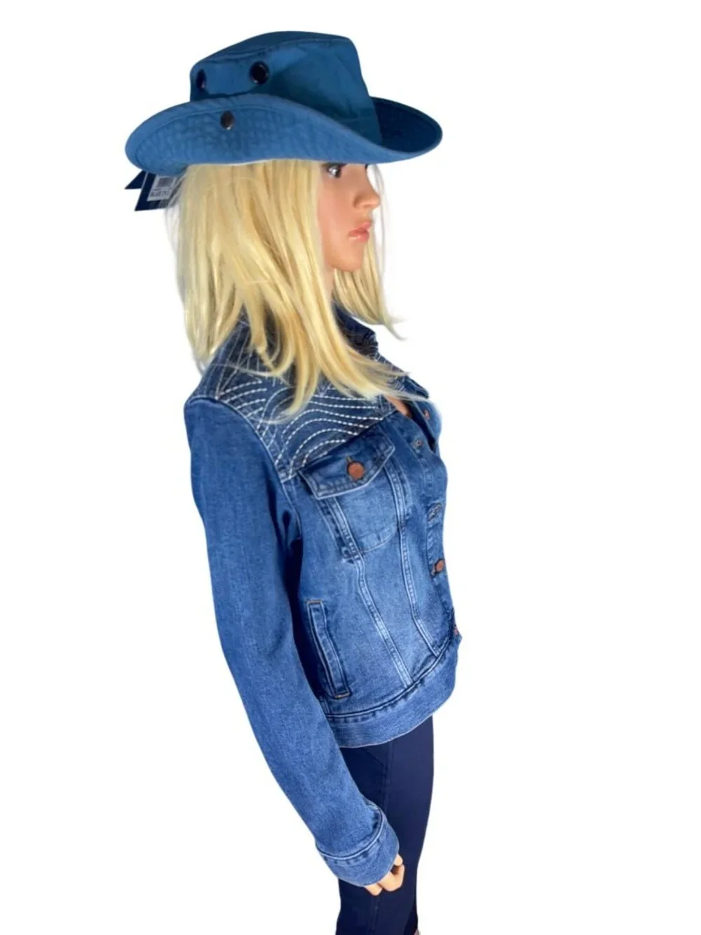 NWT Tilley T3 Wanderer Bucket Hat Blue Large 7.5cm  MSRP$99.00